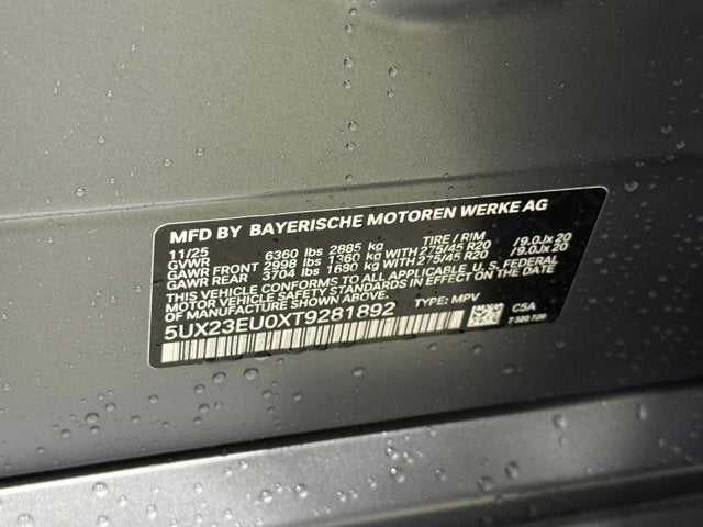 2026 BMW X5 xDrive40i