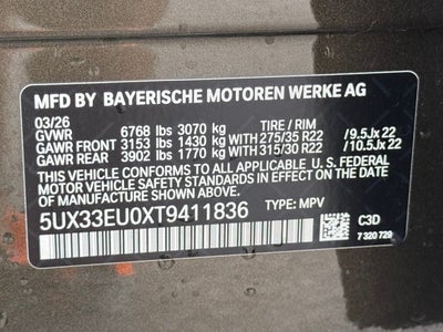 2026 BMW X5 M60i