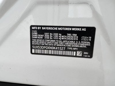 2022 BMW X3 xDrive30i