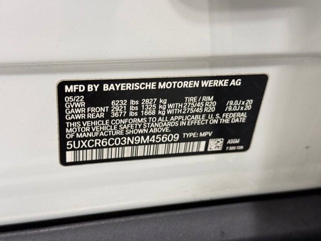 2022 BMW X5 xDrive40i