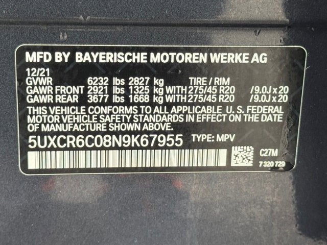 2022 BMW X5 xDrive40i