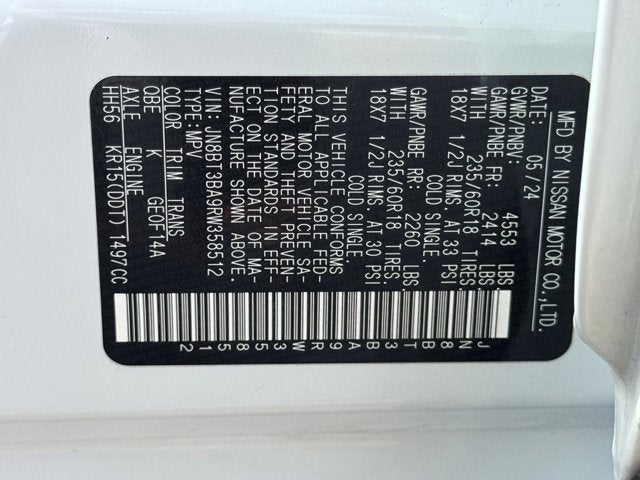 2024 Nissan Rogue SV