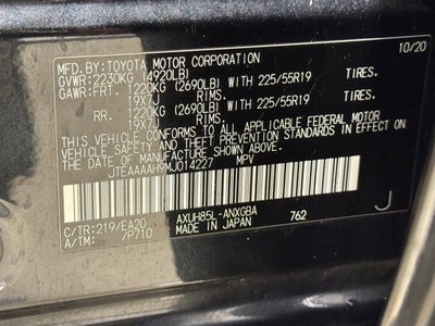 2021 Toyota Venza XLE