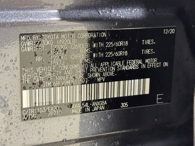 2021 Toyota RAV4 Hybrid Limited