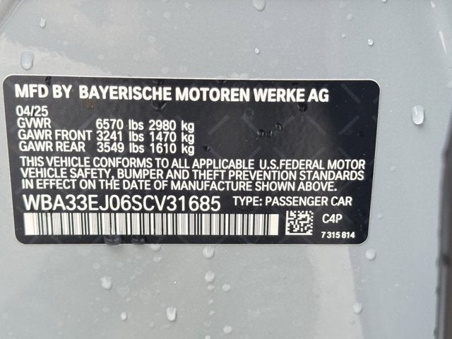 2025 BMW 7 Series 760i xDrive
